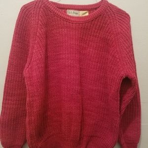 VTG chunky knit red sweater